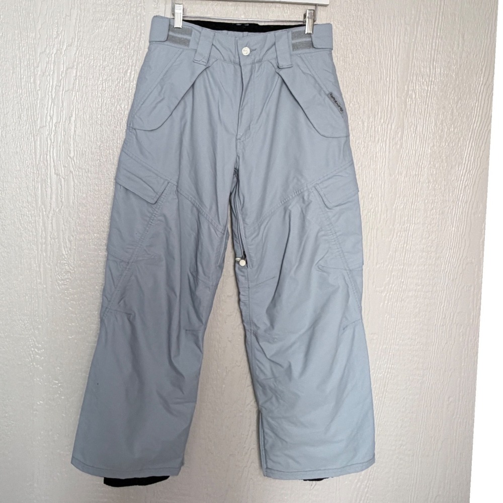 Billabong Formula Snowboard Pants Mens Small Blue Grey Cargo Ski